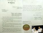 Anthony Jerone's appreciation letter from - Senator Padavan & Assemblyman Prescott 