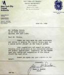 Anthony Jerone's appreciation letter from - Transit Police Chief James B. Meehan